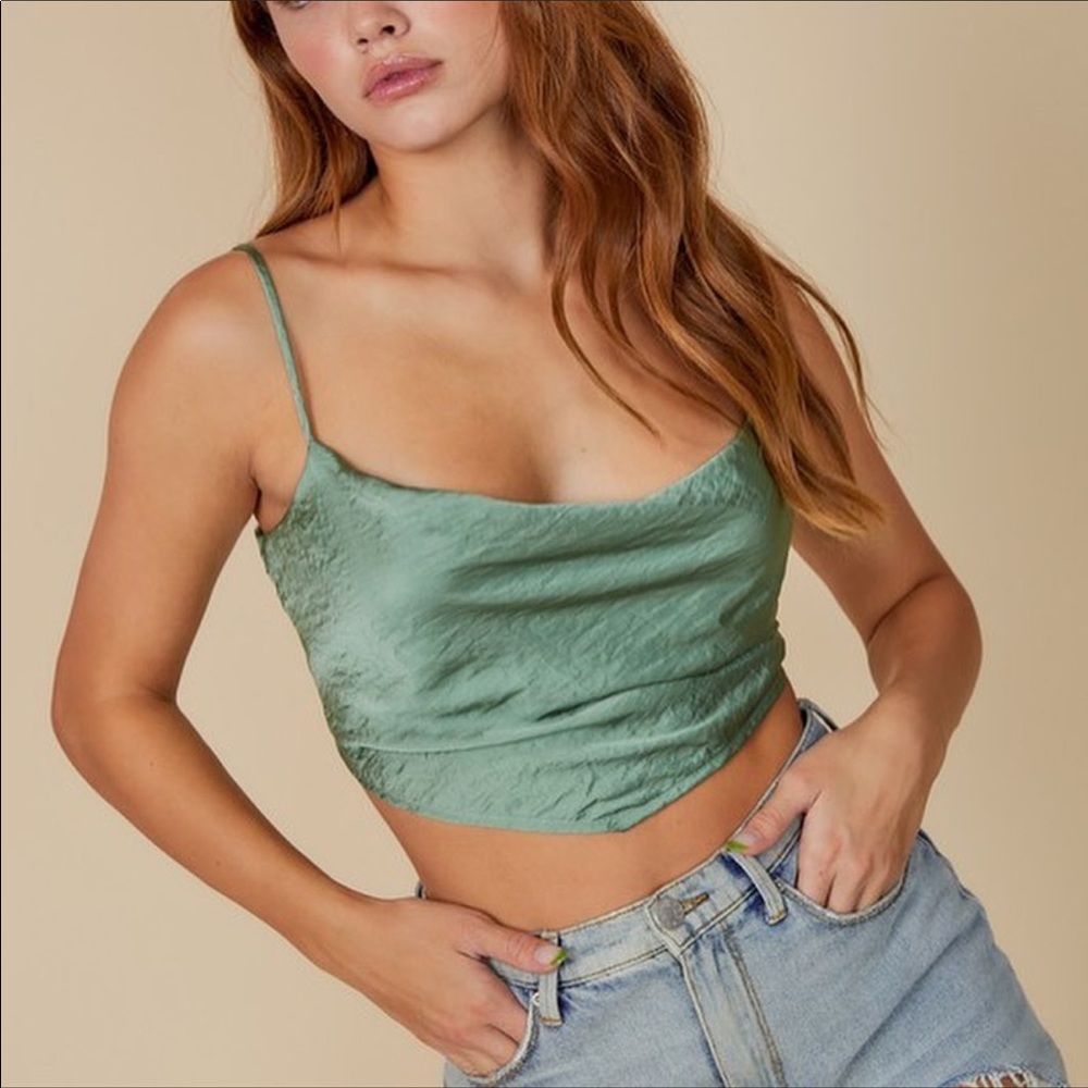 Satin Moments Top